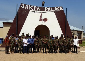 REGIONAL ENVIRONMENTAL STUDY TOUR BY THE BATCH OF SNR COURSE 44 AT THE GHANA ARMED FORCES COMMAND AND STAFF COLLEGE ENDS TODAY AT THE JAKPA PALACE.