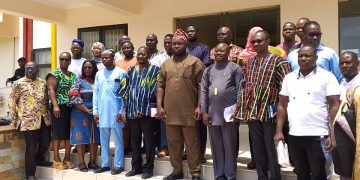 COURTESY VISIT BY THE DIRECTOR GENERAL OF THE GHANA AIDS COMMISSION TO THE SAVANNAH REGION